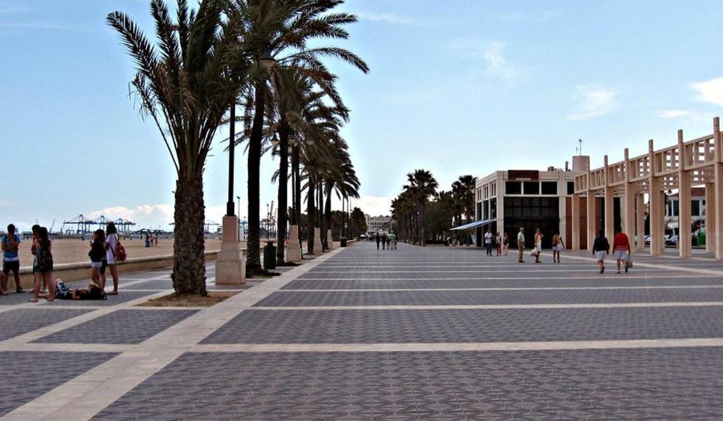 Holiday&Vacations Apartment On The Beach Valencia Exterior foto